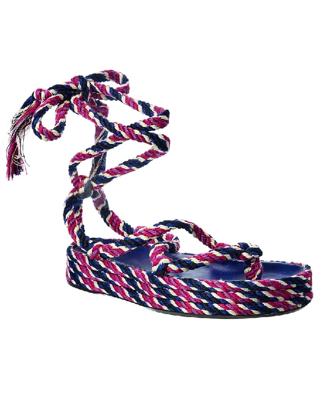 Sandals with glitter finishIsabel Marant Erol Rope Sandal