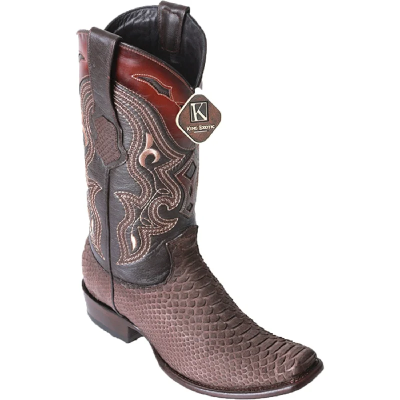 Boots with cool midsoles-Boots with soft uppers-Men's King Exotic Original Python Skin Dubai Style Boot 479N5707