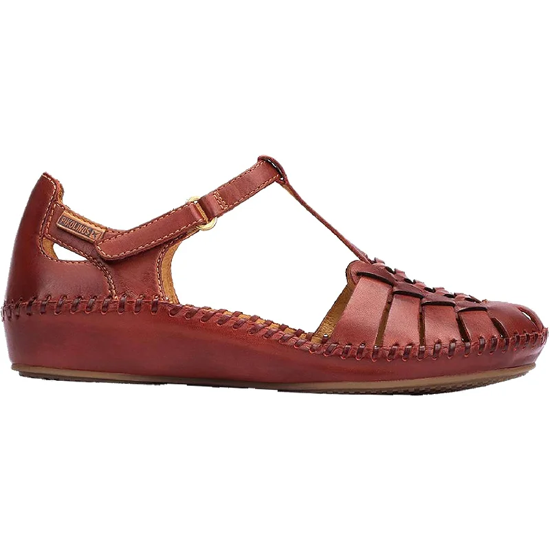 Comfortable Casual Shoes for Men with Sporty Finish-Women's Pikolinos P. Vallarta 655-0064 Sandia Leather