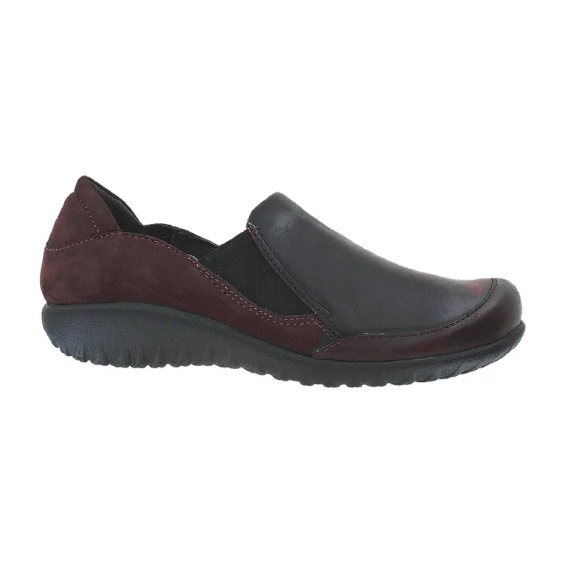 Comfortable Casual Shoes for Women with Cushioned Upper-Women's Naot Moana Shiraz/Volcanic Red Leather