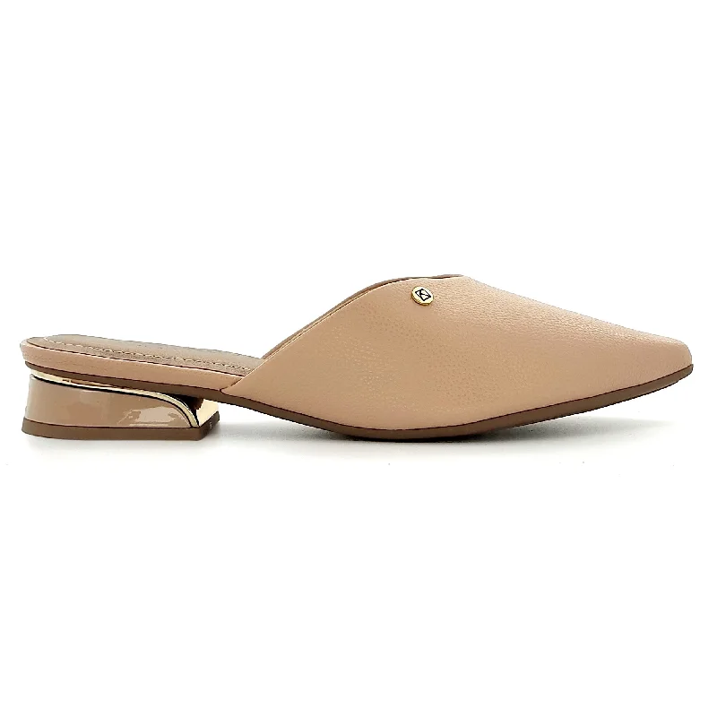 Flats with bold trendsVoguish Mule Flats - Nude (279.001-12)