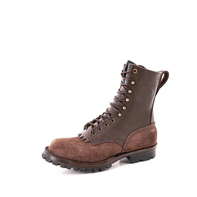 Boots for evening hikes-Boots for stylish outfits-Superduty (S) (Safety Toe) - Brown