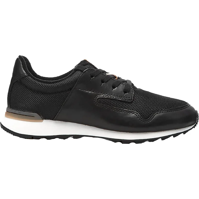 Comfortable Casual Shoes for Women with Adjustable Strap-Women's Clarks Floura Mix Black Leather