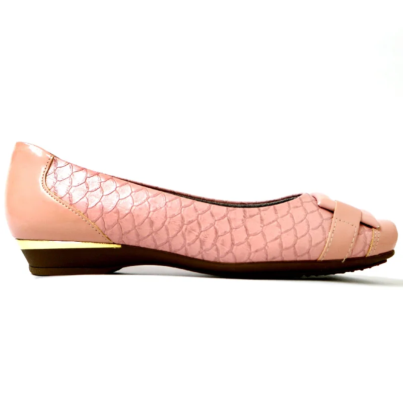 Flats with durable trendsLight Pink Flats Ballerina for Women (147.140)