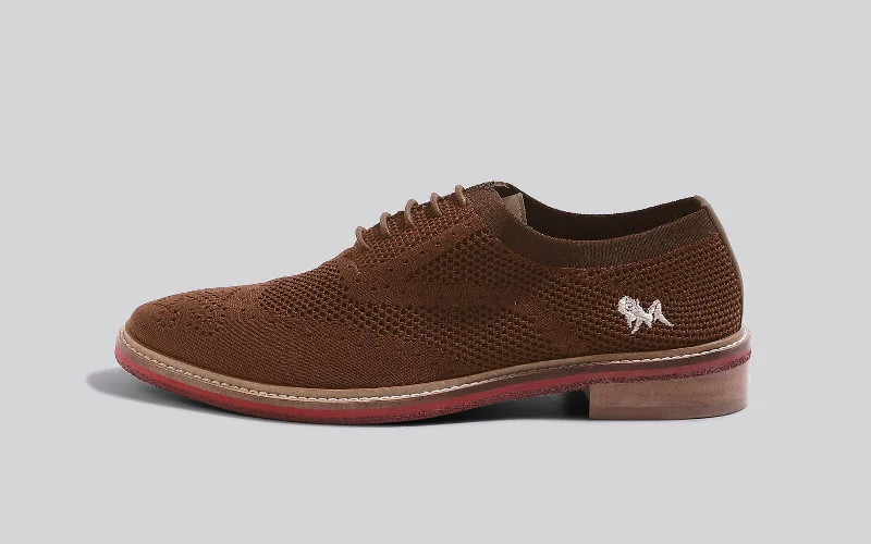 Oxfords for formal elegance-Oxford Knits : Brown