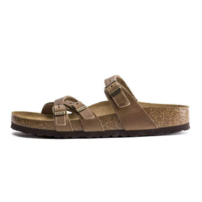 Sandals for travelBirkenstock Franca Tobacco Oiled