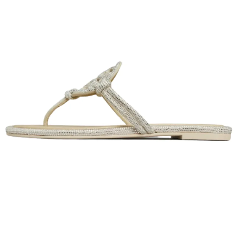 Sandals with unique trendsTory Burch Miller Knotted Pavé Sandal