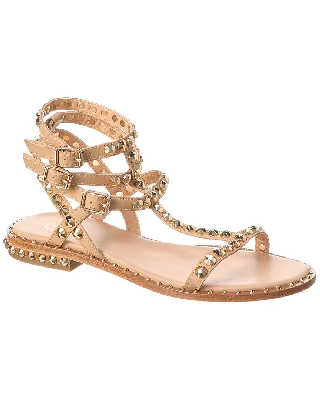 Sandals with unique comfortAsh Move Playa Studded Leather Sandal