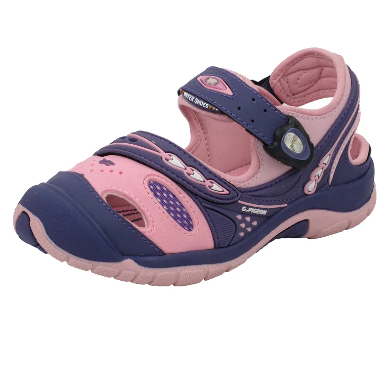 Sandals with stylish comfortKids Toe Guard: 6964 Purple