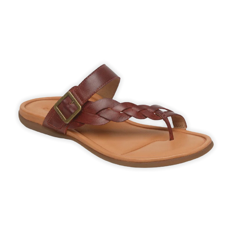 Sandals with sleek leatherSelena Adjustable Thong Sandal