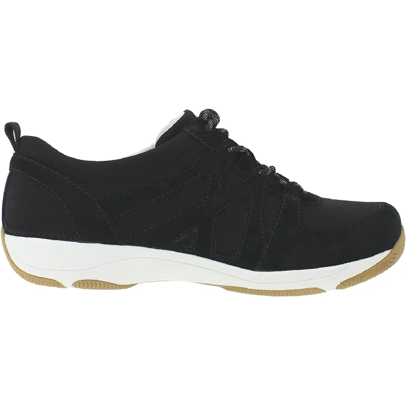 Stylish Casual Shoes for Women with Breathable Upper-Women's Dansko Hatty Black Suede