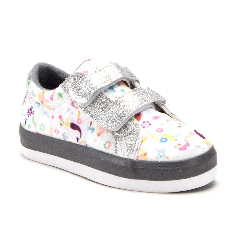 Flats for everyday heelsToddler Little Girls Mermaid Print Twinkle Glitter Sneakers Flats Shoes