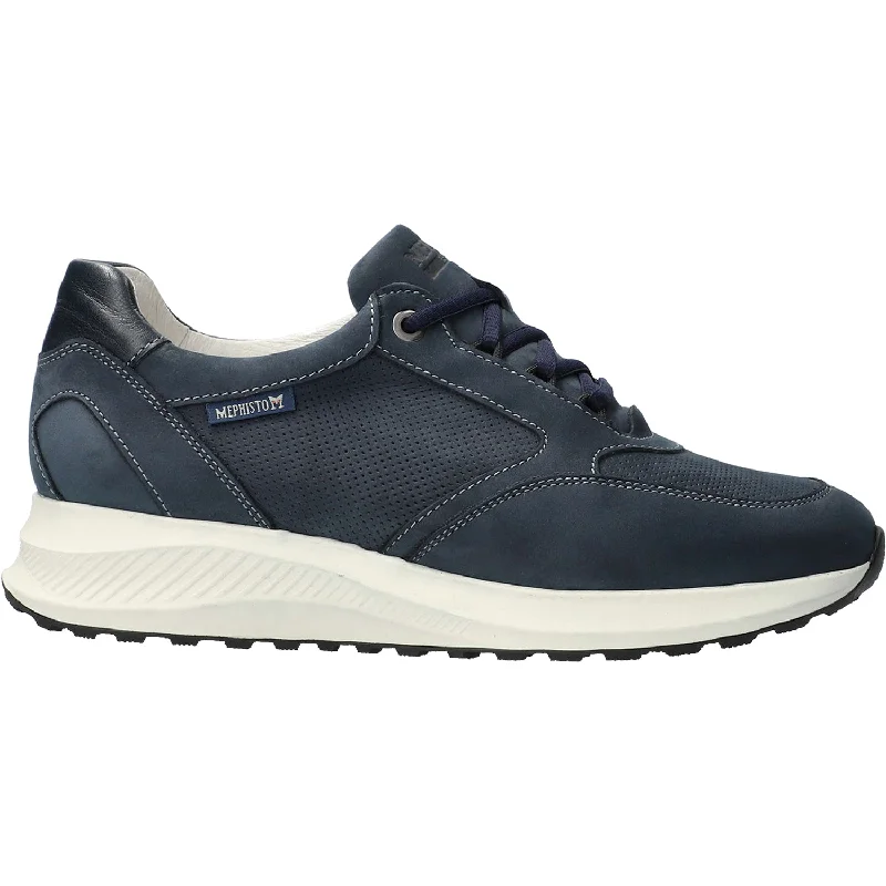 Casual Shoes for Women with Soft, Comfortable Fit-Women's Mephisto Kelia Jeans Blue Nubuck