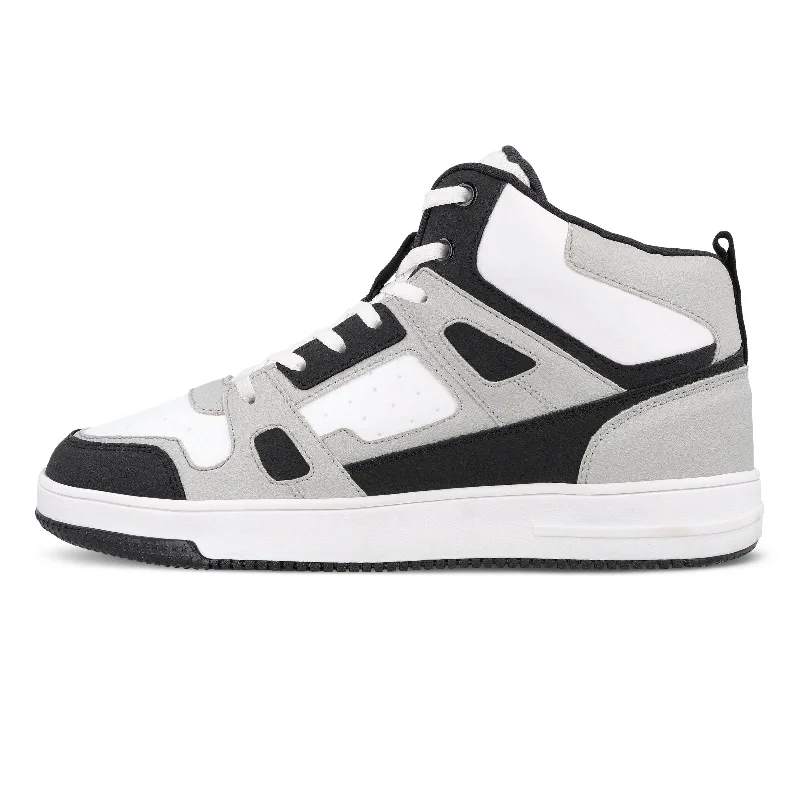 Men's High Top Sneakers - WY3466 Black White