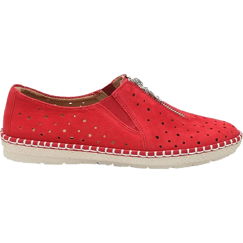 Comfortable Casual Shoes for Men with Sleek Casual Style-Women's Earth Callisto Red Nubuck