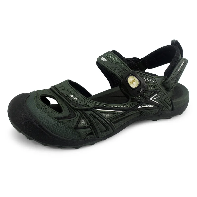 Sandals with stylish strapsToe Guard: 3842 Army Green