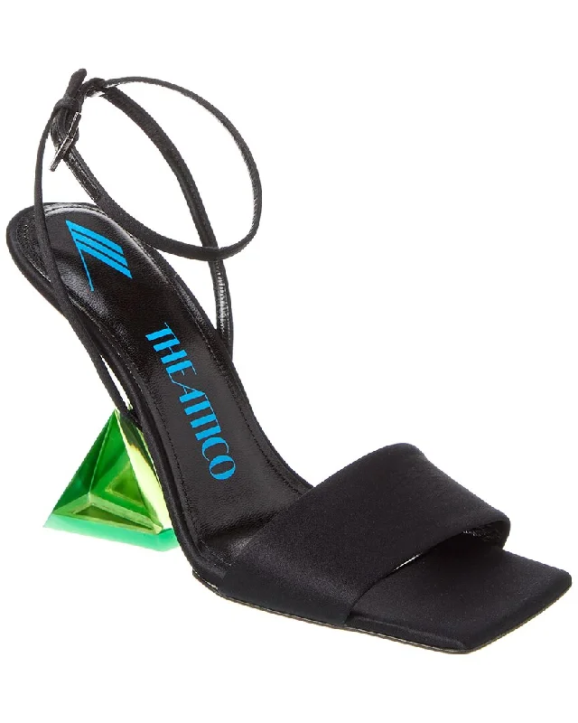 Sandals for rainy daysThe Attico Cheope Satin Sandal