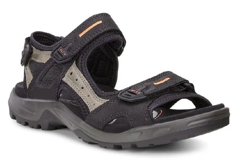 Sandals with stylish patternsEcco Men's Offroad Yucatan Sandal Black/Mole