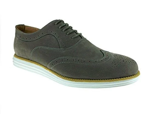 Oxfords for minimalist wardrobes-Men's Henry-21 Wing Tip Lace Up Oxford Dress Shoes