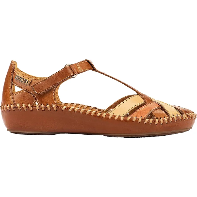 Trendy Casual Shoes for Women with Chic Upper-Women's Pikolinos P. Vallarta 655-0732C5 Brandy Leather