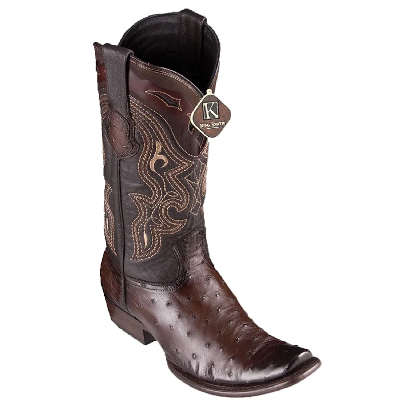 Boots for casual hikes-Boots for daily comfort-Men's King Exotic Original Ostrich Dubai Style Boot 4790316