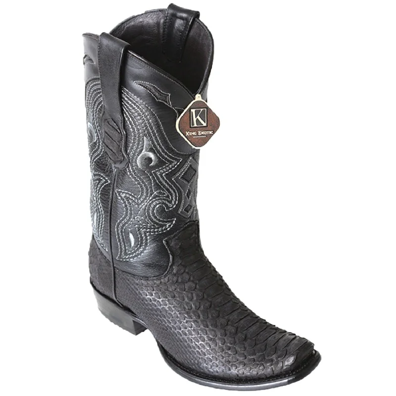 Boots for evening walks-Boots for long trips-Men's King Exotic Original Python Skin Dubai Style Boot 479N5705