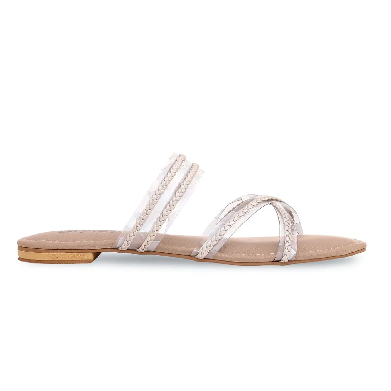 Slippers for stylish rest-Beige Formal Slipper FR8162