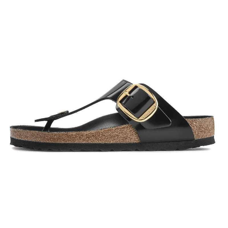 Sandals with arch supportBirkenstock Gizeh Big Buckle High Shine