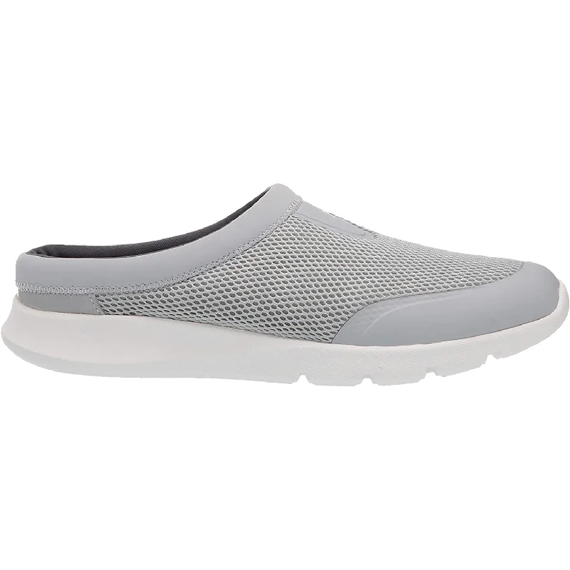 Comfortable Casual Shoes for Women with Slip-on Design-Women's Spenco Blissful Slide Grey Mesh