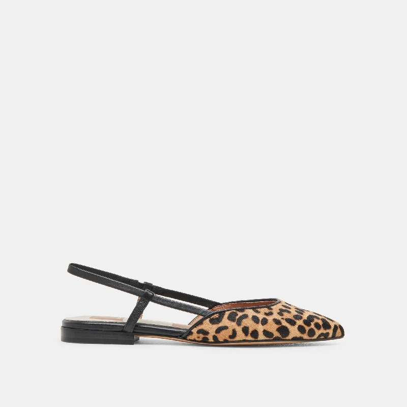 Flats with stylish designsNARAH FLATS LEOPARD CALF HAIR