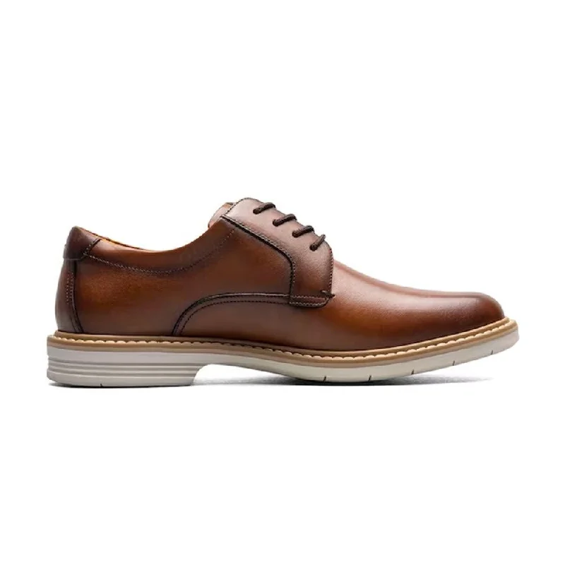 Oxfords with lightweight heels-Florsheim Norwalk Plain Toe Oxford Cognac / Cognac Multi