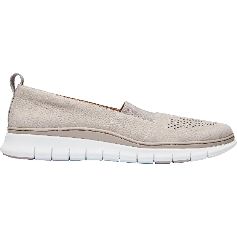 Trendy Casual Shoes for Women with Elegant Casual Look-Women's Vionic Roxan Light Grey Nubuck