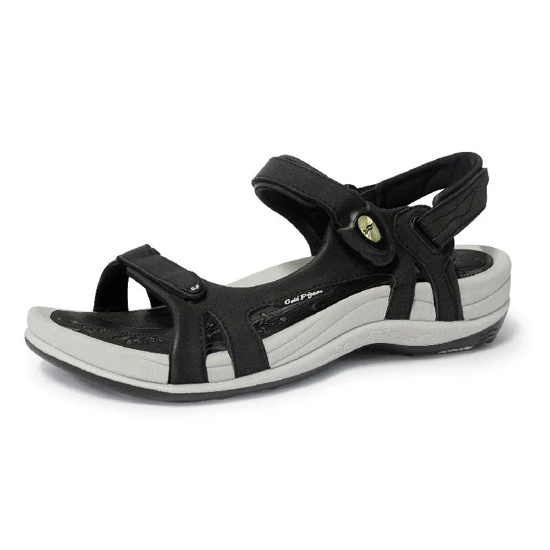 Sandals for everyday comfortWomen Signature: 9179 Black Grey