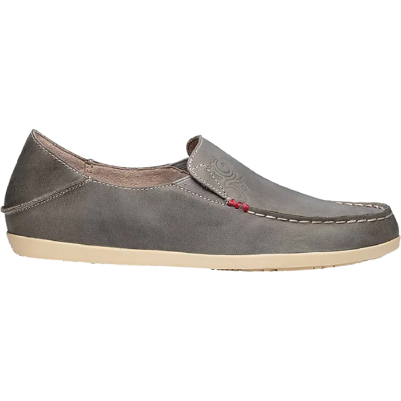 Trendy Casual Shoes for Women with Sleek Casual Look-Women's OluKai Nohea Basalt/Tapa Nubuck