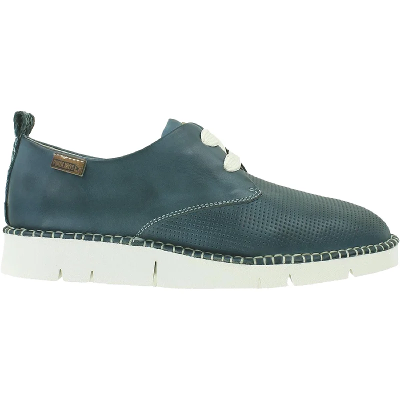 Trendy Casual Shoes for Men with Modern Casual Design-Women's Pikolinos Vera W4L-6780CL Sapphire Leather