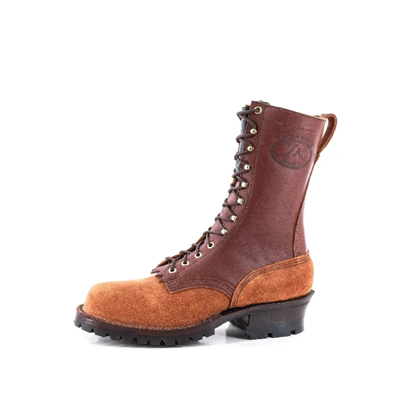 Boots with plush interior-Boots with bold midsoles-Fire Inlander - Redwood