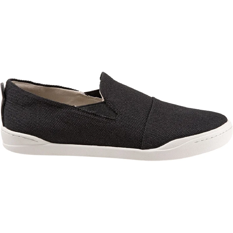 Comfortable Casual Shoes for Women with Supportive Insole-Women's SoftWalk Alexandria Black Leather