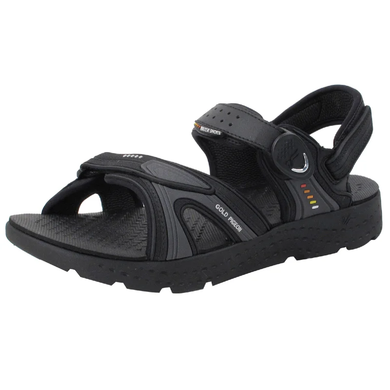 Sandals with sleek patternsEVA: 8693 Black