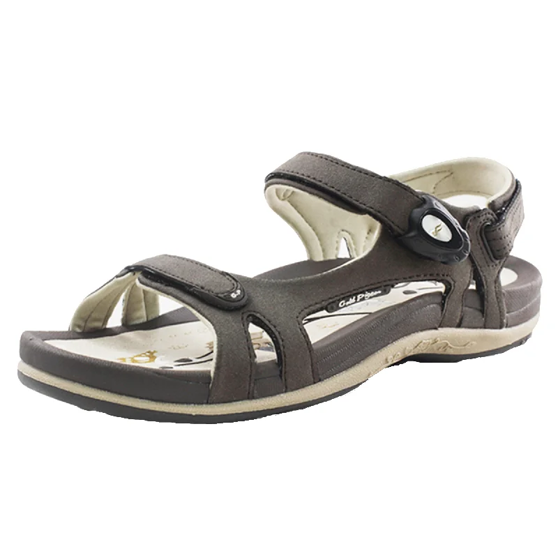 Sandals with durable strapsWomen Signature: 9179 Brown