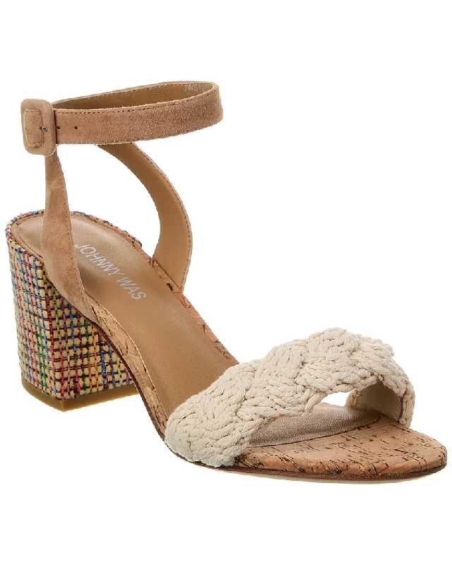 Sandals for summer designsJohnny Was Braid Block Suede Sandal