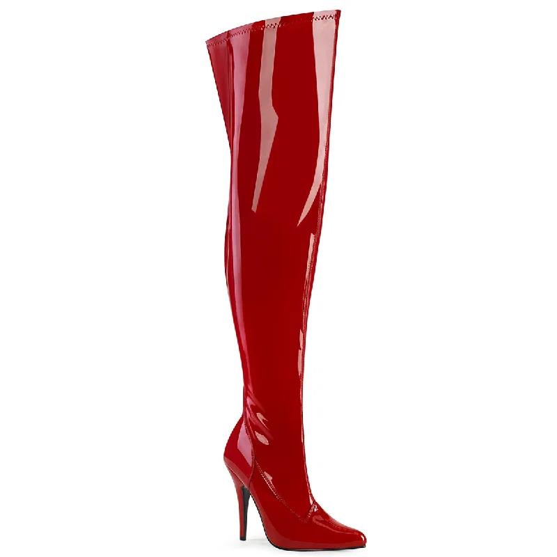 Boots with thick lining-Boots with vibrant heels-Seduce-3000WC