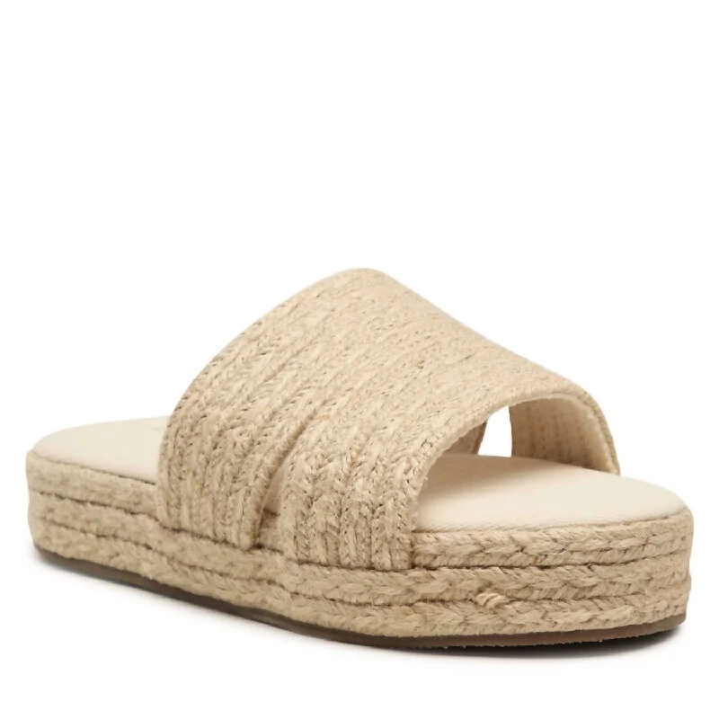 Sandals for everyday wearWomen's Fern Slide Sandal In Natural