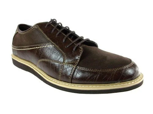 Oxfords for dress code-Men's Cobbler Casual Round Toe Lace Up Oxfords Shoes