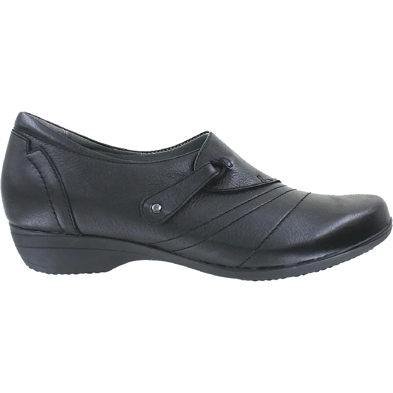 Comfortable Casual Shoes for Women with Casual Slip-on-Women's Dansko Franny Black Milled Leather