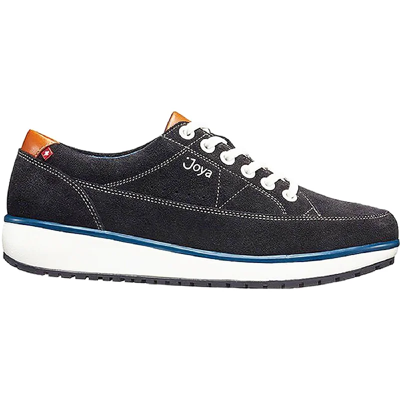 Stylish Casual Shoes for Women with Flexible Fit-Women's Joya Vancouver Black/Blue Suede