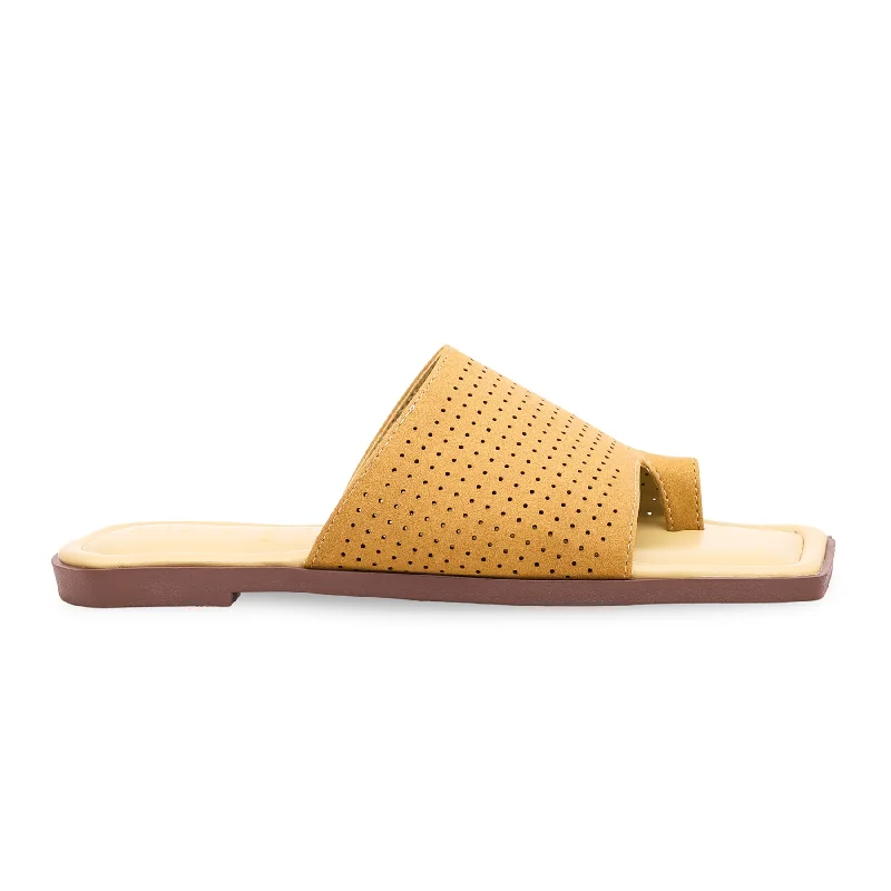 Slippers for cozy wear-Lemon Formal Chappal FR0505