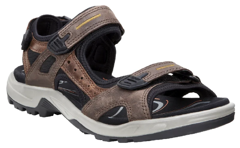 Sandals with sleek comfortEcco Men's Offroad Yucatan Sandal Espresso/Cocoa Brown