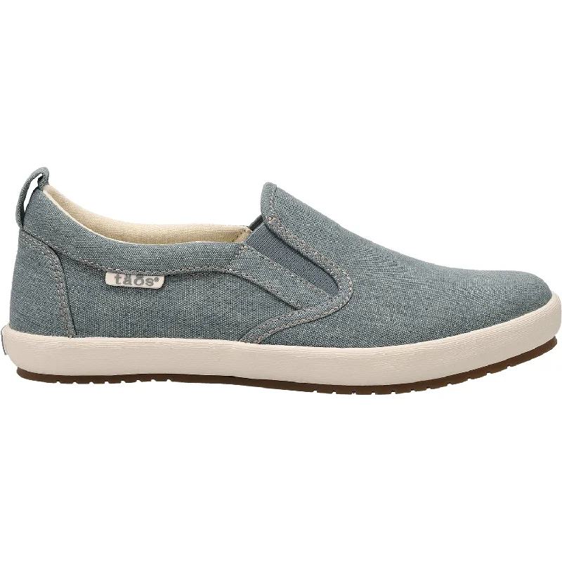 Casual Shoes for Women with Lightweight and Breathable Sole-Women's Taos Dandy Lake Blue Hemp