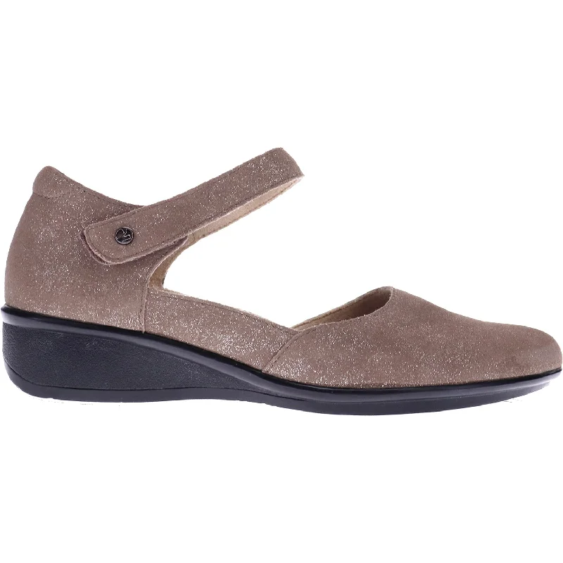 Stylish Casual Shoes for Women with Flexible Fit-Women's Revere Osaka Rusty Metallic Leather