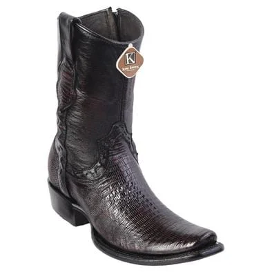 Boots for casual walks-Boots for winter sports-Men's King Exotic Original Lizard Skin Dubai Style Short Boot 479B0718